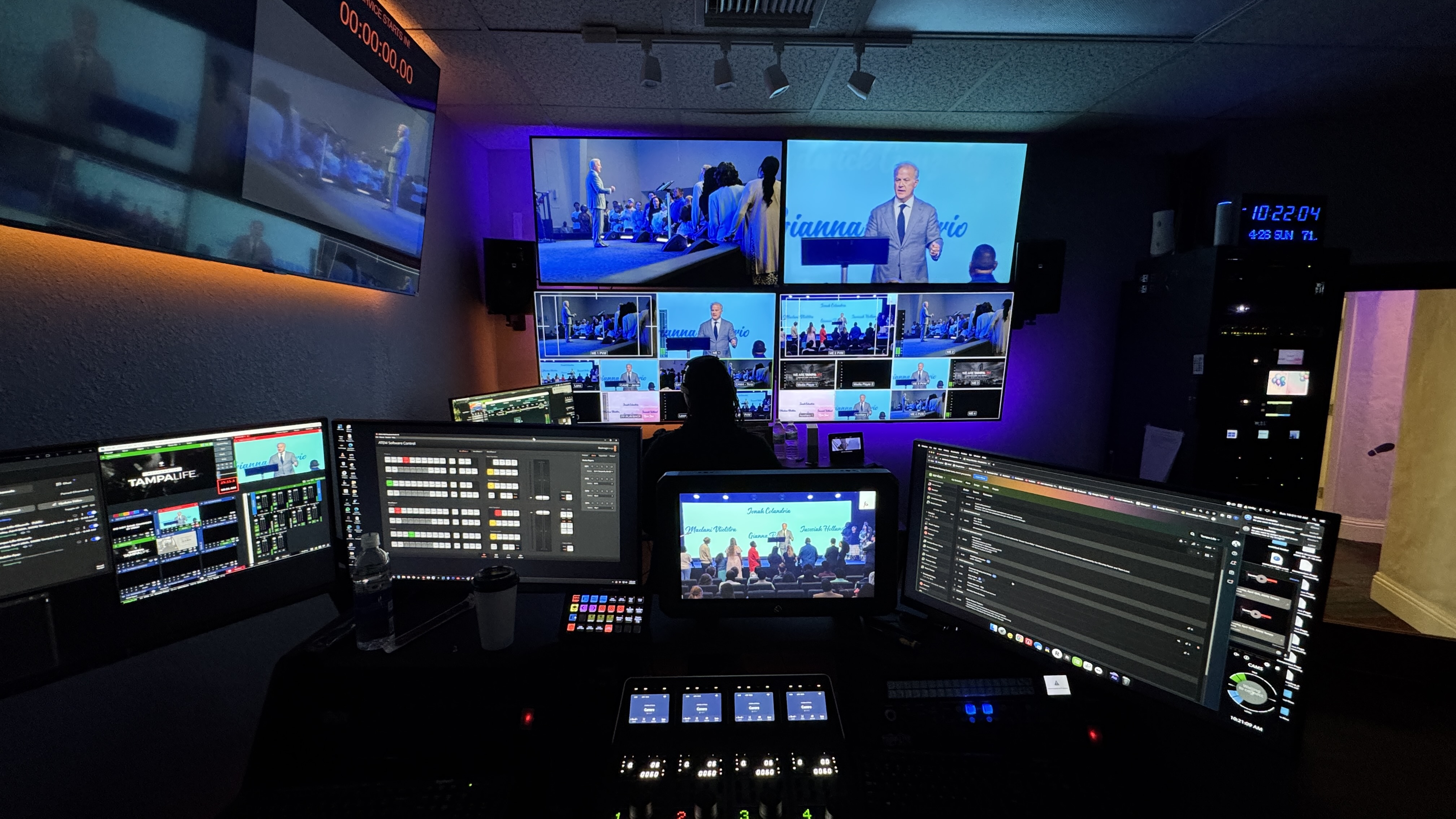 Broadcast suite production